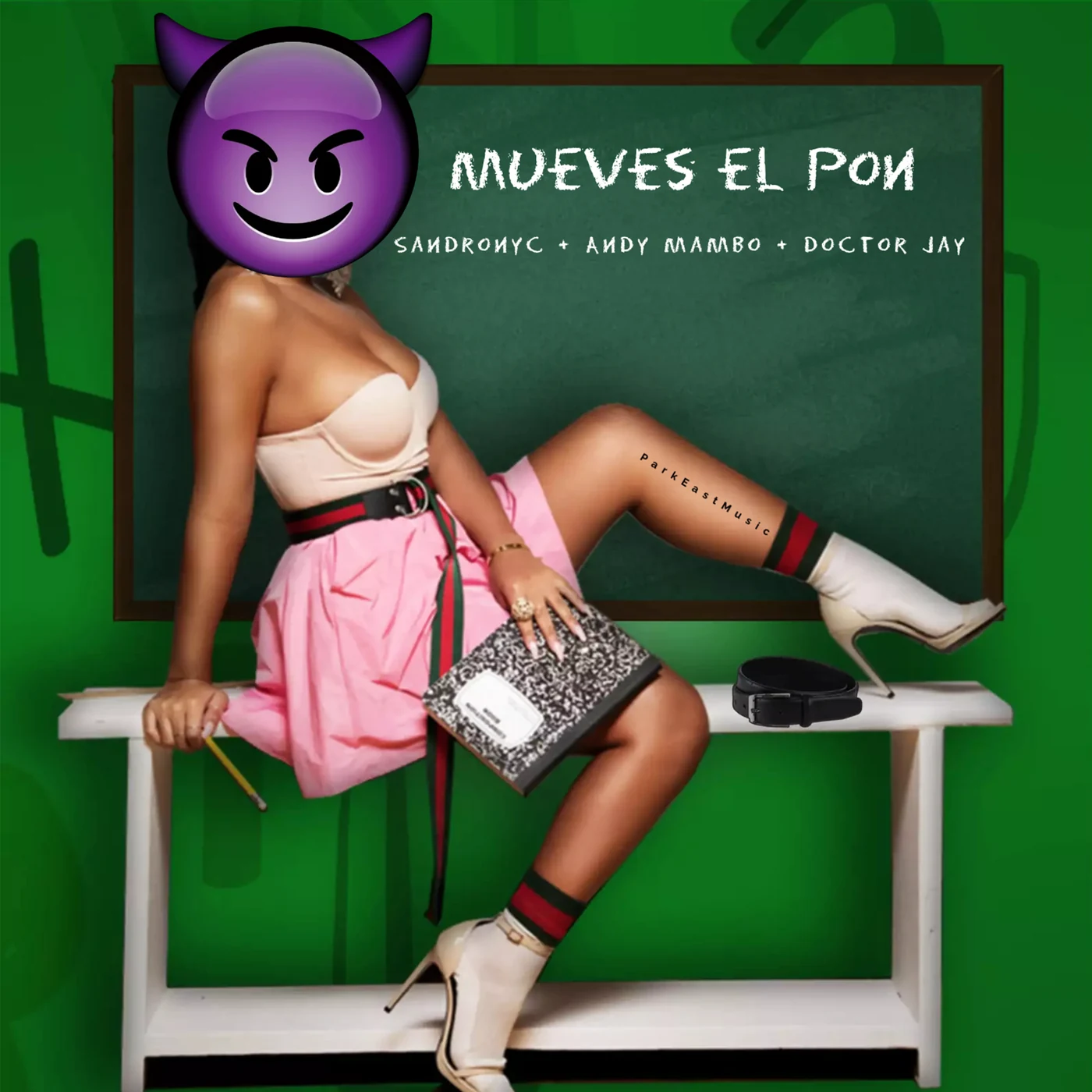 Portada oficial de Mueves el Pon de Sandronyc + Andy Mambo + Doctor Jay